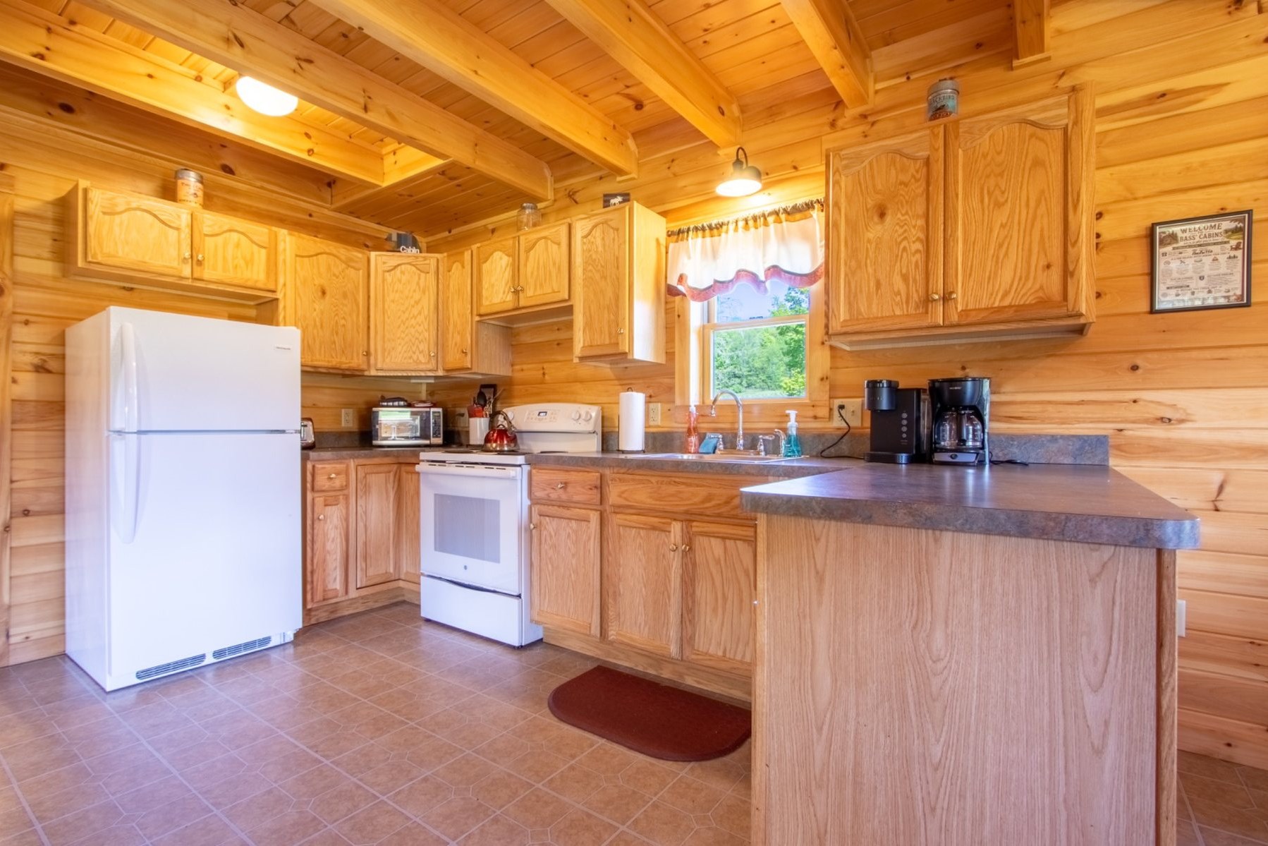 Golf Course Cabin Kitchen